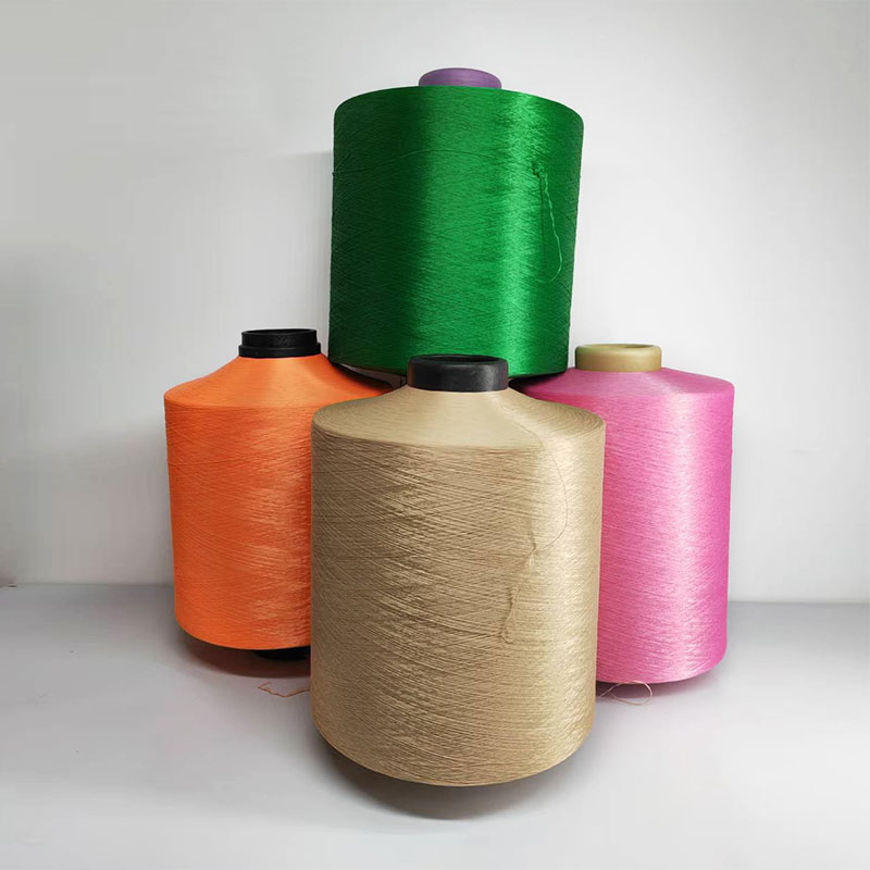 Ayakkabılar için renkli polyester iplik