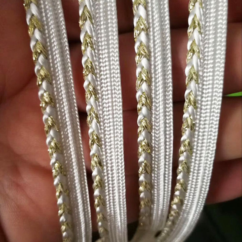 Polyester iplikçik örgülü kordonlar